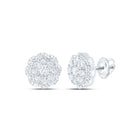 Round Diamond Earrings 1/2 Cttw - Splendid Jewellery