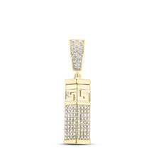 Load image into Gallery viewer, 10K Yellow Gold Round Diamond Urn Charm Pendant 7/8 Cttw - Splendid Jewellery