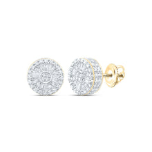 Load image into Gallery viewer, 10K Yellow Gold Baguette Diamond Shape Earring 1/2 Cttw - Splendid Jewellery