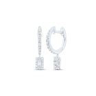 10K White Gold Gift - Ready Diamond Earrings for Everyday Wear - Splendid Jewellery