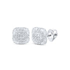 10K White Gold Gift - Ready Diamond Earrings - Splendid Jewellery