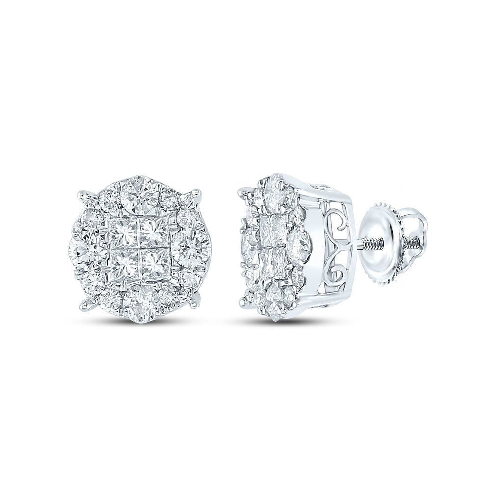 Diamond Earrings in 14K White Gold Gift Edition - Splendid Jewellery