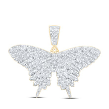 Load image into Gallery viewer, Sterling Silver Round Diamond Gift Butterfly Pendant 3/4 Cttw - Splendid Jewellery