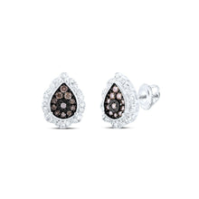 Load image into Gallery viewer, Round Brown Diamond Earrings 3/8 Cttw - Splendid Jewellery