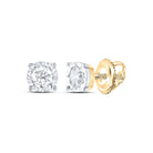 10K Yellow Gold Diamond Stud Earrings 1/3 Cttw with Elegant Styling - Splendid Jewellery