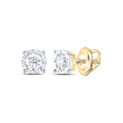 10K Yellow Gold Diamond Stud Earrings 1/3 Cttw with Elegant Styling - Splendid Jewellery