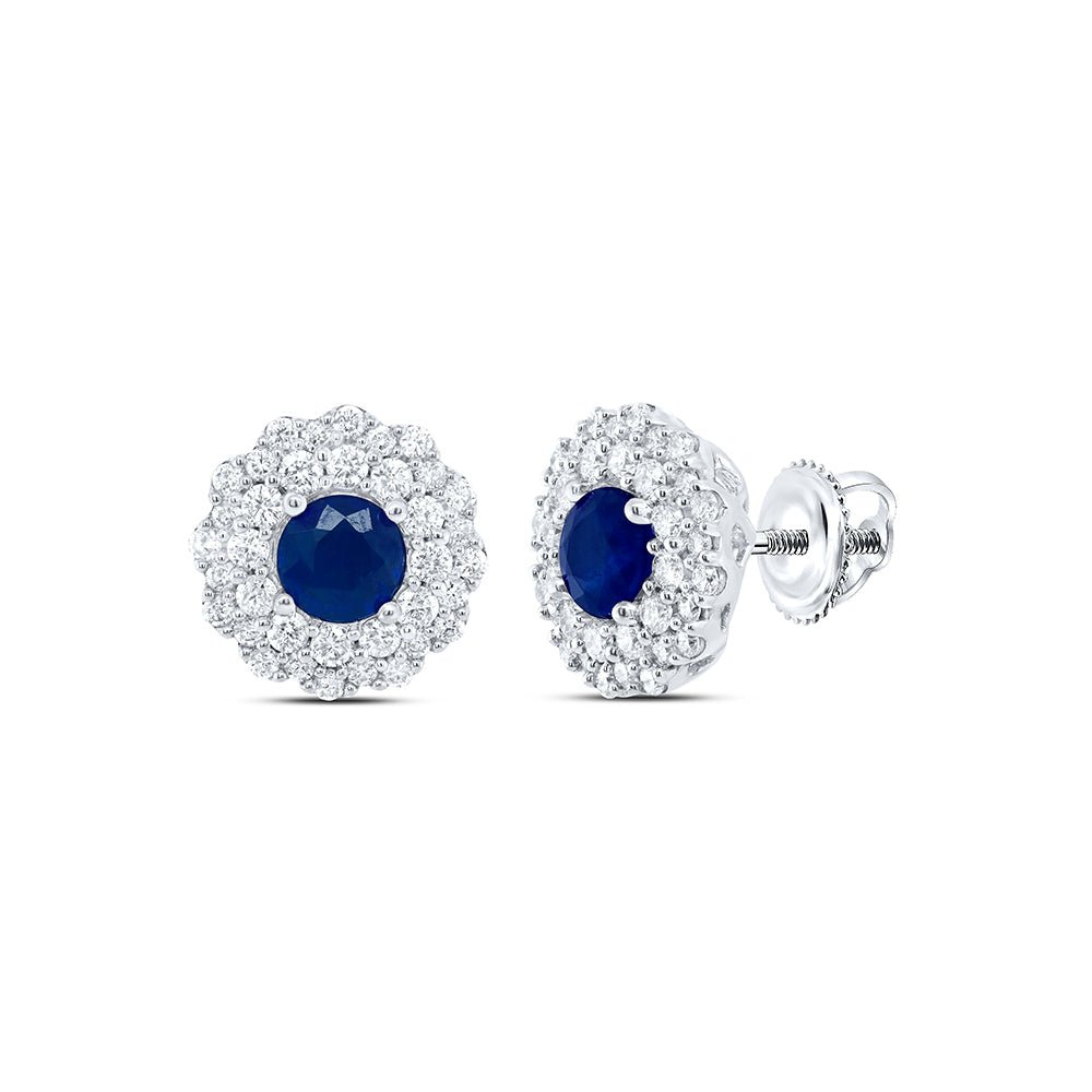 14K White Gold Luxury Diamond Earrings - Splendid Jewellery