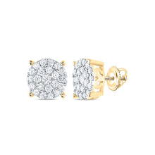 Load image into Gallery viewer, 10K Yellow Gold Luxury Diamond Earrings with Elegant Styling - Splendid Jewellery