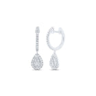 Diamond Hoop Earrings with Natural Sparkle with Natural Sparkle - Splendid Jewellery