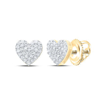 Load image into Gallery viewer, Gold Modern Diamond Earrings - Splendid Jewellery