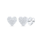 Sterling Silver Luxury Diamond Stud Earrings - Splendid Jewellery
