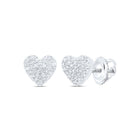 Sterling Silver Luxury Diamond Stud Earrings - Splendid Jewellery