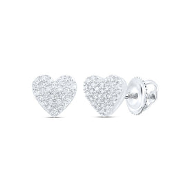 Sterling Silver Luxury Diamond Stud Earrings - Splendid Jewellery