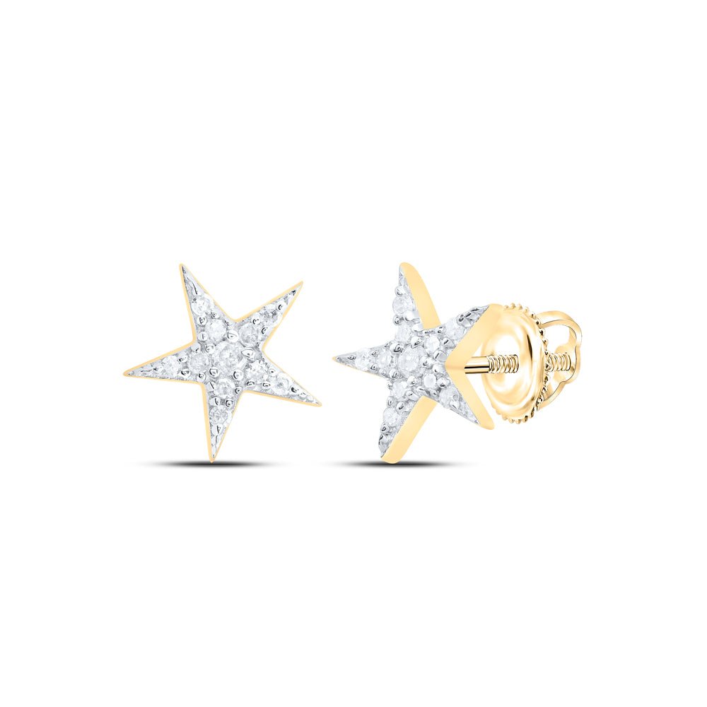Diamond Earrings in Gold - Splendid Jewellery