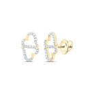 Heart Diamond Earrings in Gold - Splendid Jewellery