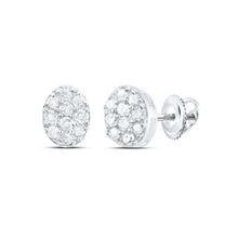 Load image into Gallery viewer, Oval Diamond Stud Earrings 1/10 Cttw - Splendid Jewellery