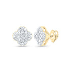 10K Yellow Gold Diamond Earrings with Natural Sparkle - Splendid Jewellery