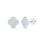 10K White Gold Diamond Earrings Gift Edition - Splendid Jewellery
