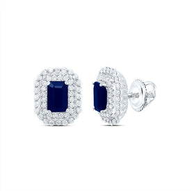 Blue Sapphire Earrings with Natural Sparkle with Natural Sparkle - Splendid Jewellery