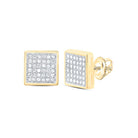 Diamond Earrings in 10K Yellow Gold with Natural Sparkle - Splendid Jewellery