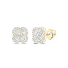 10K Yellow Gold Luxury Diamond Earrings with Natural Sparkle - Splendid Jewellery