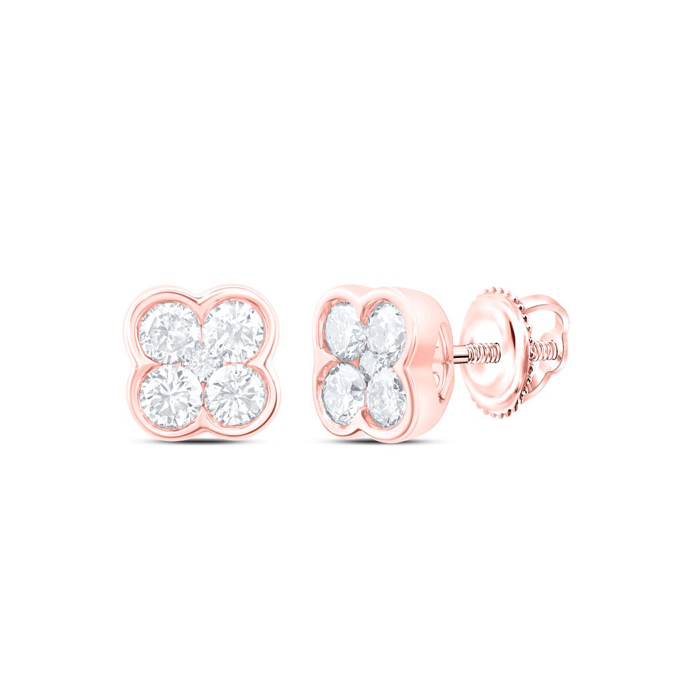 Diamond Earrings in 10K Rose Gold Gift Edition - Splendid Jewellery