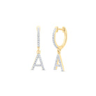 10K Yellow Gold Luxury Diamond Earrings Gift Edition - Splendid Jewellery