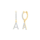 10K Yellow Gold Luxury Diamond Earrings Gift Edition - Splendid Jewellery