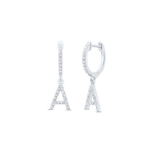 Load image into Gallery viewer, 10K White Gold Elegant Earrings with Diamond with Natural Sparkle - Splendid Jewellery