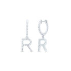 10K White Gold Diamond Earrings for Everyday Wear with Elegant Styling - Splendid Jewellery