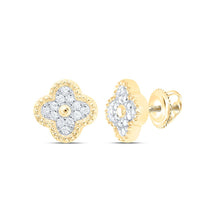 Load image into Gallery viewer, 10K Yellow Gold Diamond Earrings for Everyday Wear Gift Edition - Splendid Jewellery