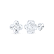Load image into Gallery viewer, 14K White Gold Diamond Earrings for Everyday Wear with Elegant Styling - Splendid Jewellery