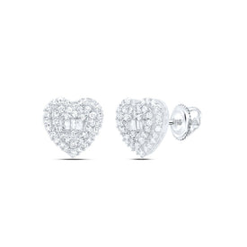 10K White Gold Diamond Earrings for Everyday Wear with Natural Sparkle - Splendid Jewellery