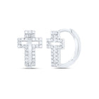 Diamond Hoop Earrings 1/3 Cttw - Splendid Jewellery