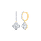 10K Yellow Gold Diamond Earrings for Everyday Wear with Natural Sparkle - Splendid Jewellery