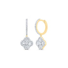10K Yellow Gold Diamond Earrings for Everyday Wear with Natural Sparkle - Splendid Jewellery