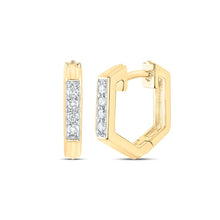 Load image into Gallery viewer, Diamond Hoop Earrings 1/8 Cttw - Splendid Jewellery