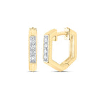 Diamond Hoop Earrings 1/8 Cttw - Splendid Jewellery