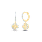 Diamond Earrings in 10K Yellow Gold with Natural Sparkle - Splendid Jewellery
