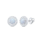 Opal Stud Earrings with Natural Sparkle - Splendid Jewellery