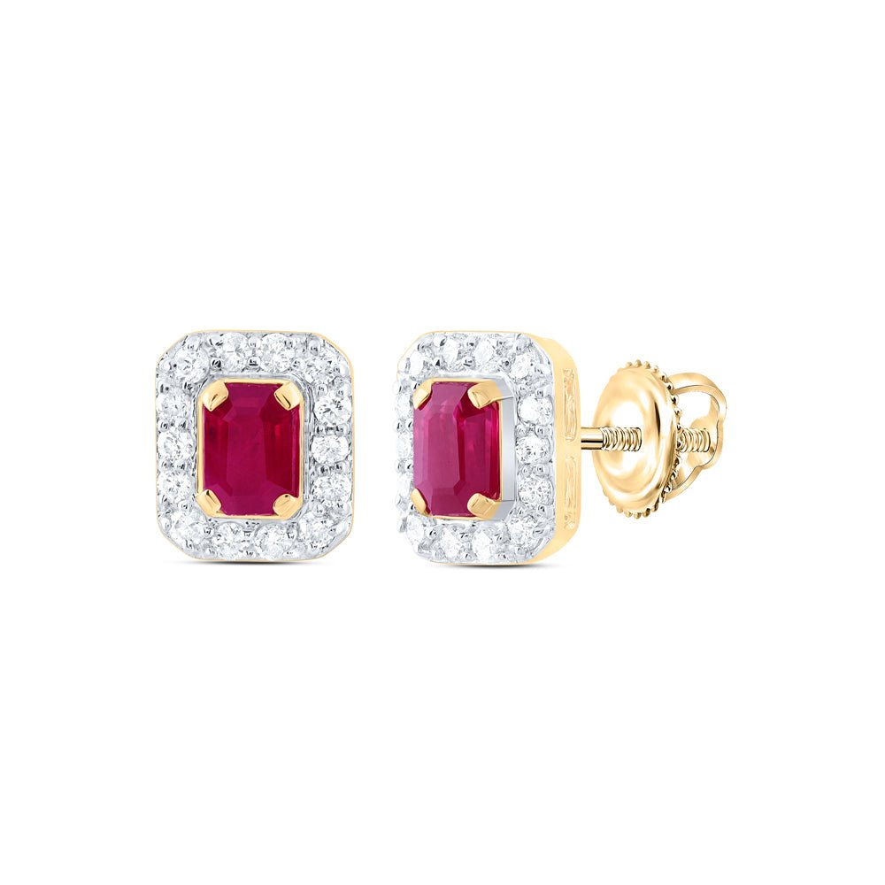 Ruby Stud Earrings with Natural Sparkle Gift Edition - Splendid Jewellery
