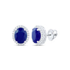 Blue Sapphire Earrings with Natural Sparkle Gift Edition - Splendid Jewellery
