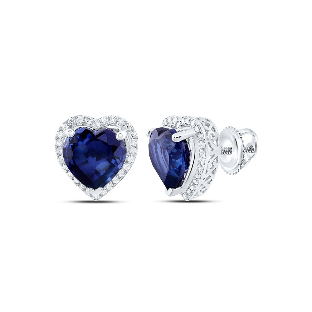 Blue Sapphire Earrings with Natural Sparkle - Splendid Jewellery