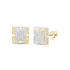 10K Yellow Gold Luxury Diamond Earrings Gift Edition - Splendid Jewellery