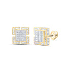 10K Yellow Gold Luxury Diamond Earrings Gift Edition - Splendid Jewellery