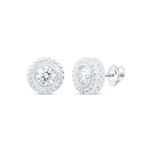 Load image into Gallery viewer, 10K White Gold Diamond Earrings for Everyday Wear Gift Edition - Splendid Jewellery
