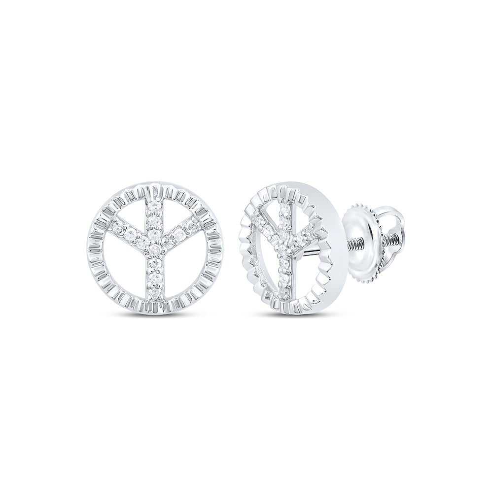 Diamond Earrings in 10K White Gold Gift Edition - Splendid Jewellery