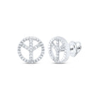 Diamond Earrings in 10K White Gold Gift Edition - Splendid Jewellery