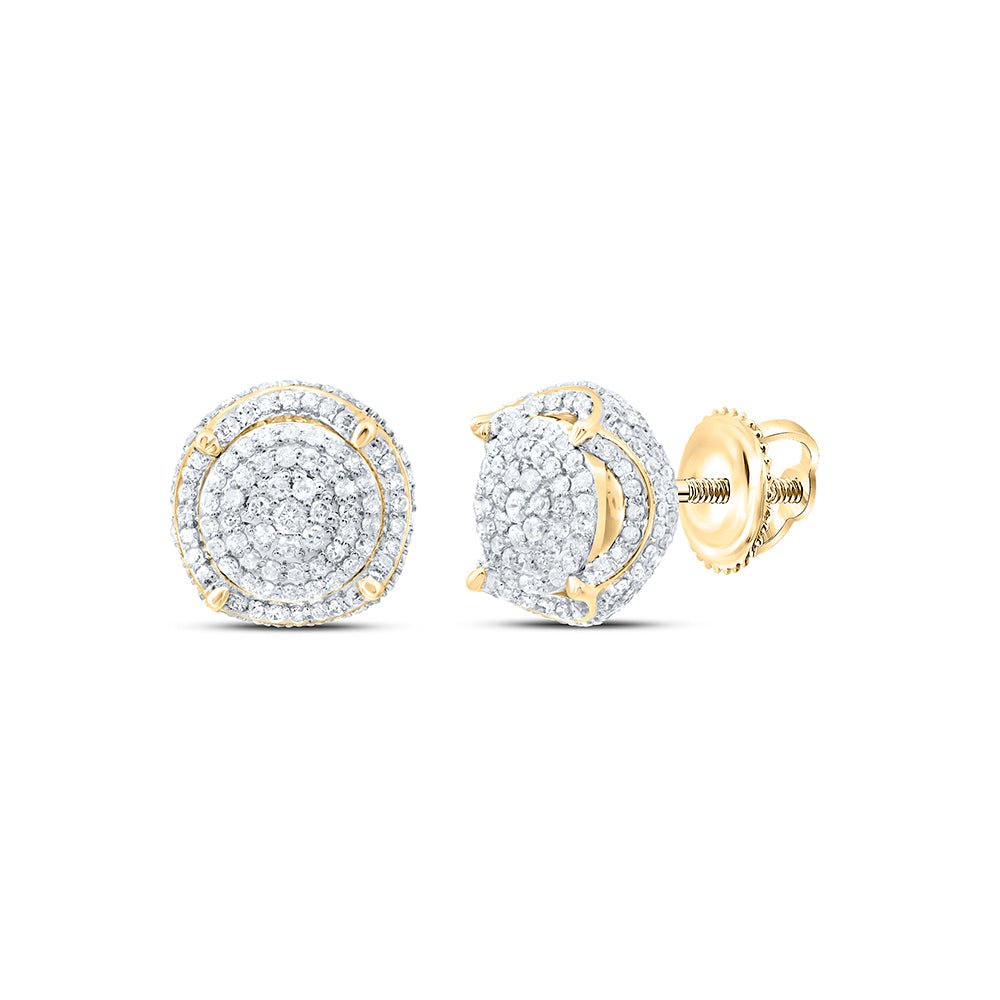 10K Yellow Gold Diamond Earrings Gift Edition - Splendid Jewellery