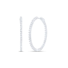 Load image into Gallery viewer, 14K White Gold Gift - Ready Diamond Earrings with Natural Sparkle - Splendid Jewellery